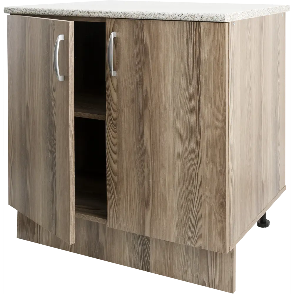 Шкаф напольный Delinia «Дуб Шато Аква» 80x85х60 см, ЛДСП, цвет коричневый Santreyd STLM-2067791 - Вид №1