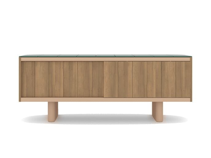 Деревянный шкаф с раздвижными дверями Punt тень ARCH-00133901