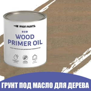 Грунт под масло для дерева ProfiPaints ECO Wood Primer Oil цвет белый дуб 2.7 л