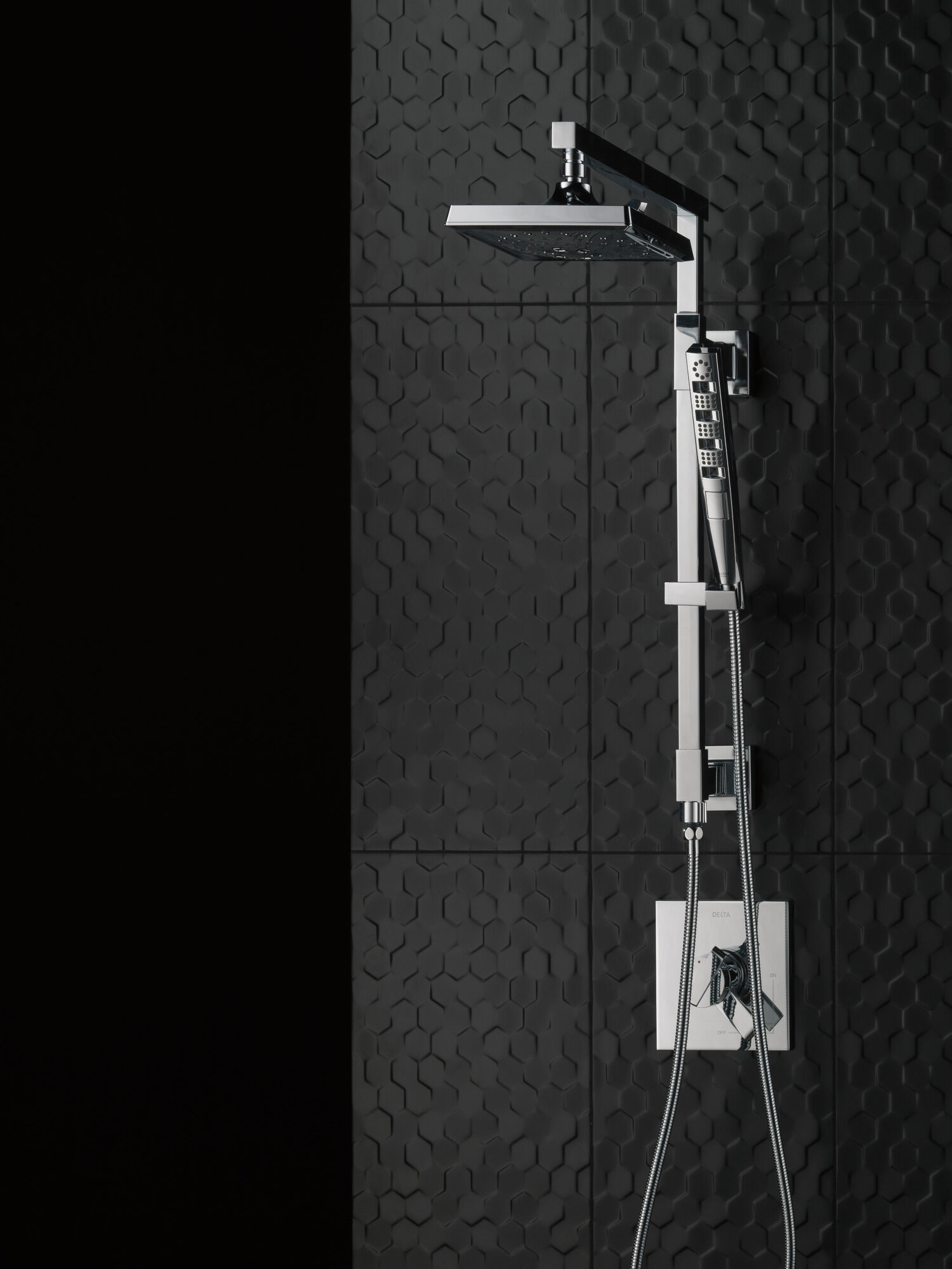 58410-RB Душевая колонна угловая 18 дюймов Delta Faucet Universal Showering Венецианская бронза  - Вид №15