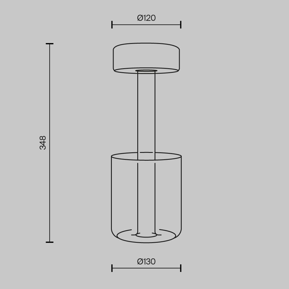 Стеклянная светодиодная настольная лампа Maytoni Al Collaboration ARCH-00015938 - Вид №3