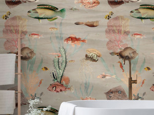 Нетканые обои с животными