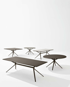 Алюминиевый прямоугольный садовый стол