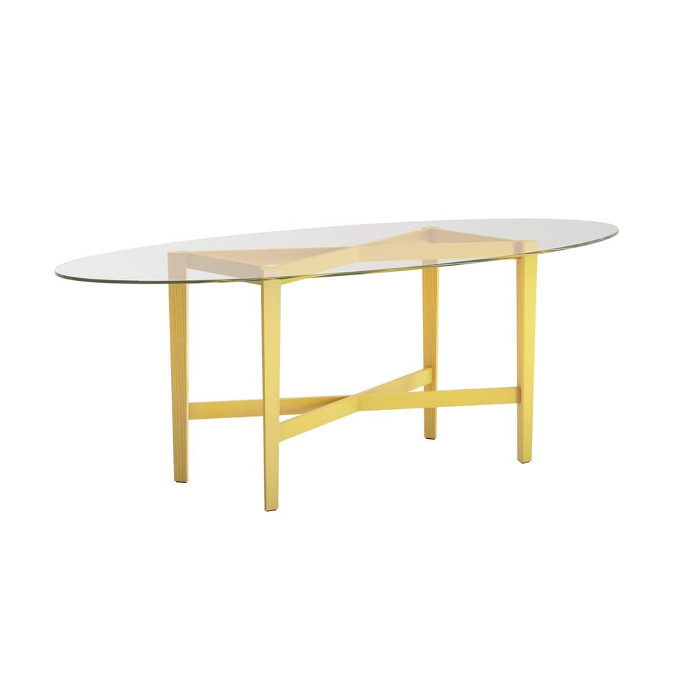 Овальный стол с хрустальной столешницей и основанием из бука BBB Луи-Филипп ARCH-00057847 - Вид №9