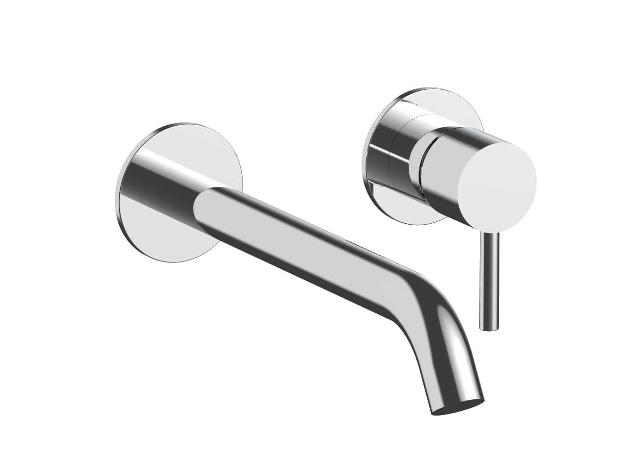 Настенный смеситель для раковины с 2 отверстиями Fantini Rubinetti NOSTROMO ARCH-00095829 - Вид №1