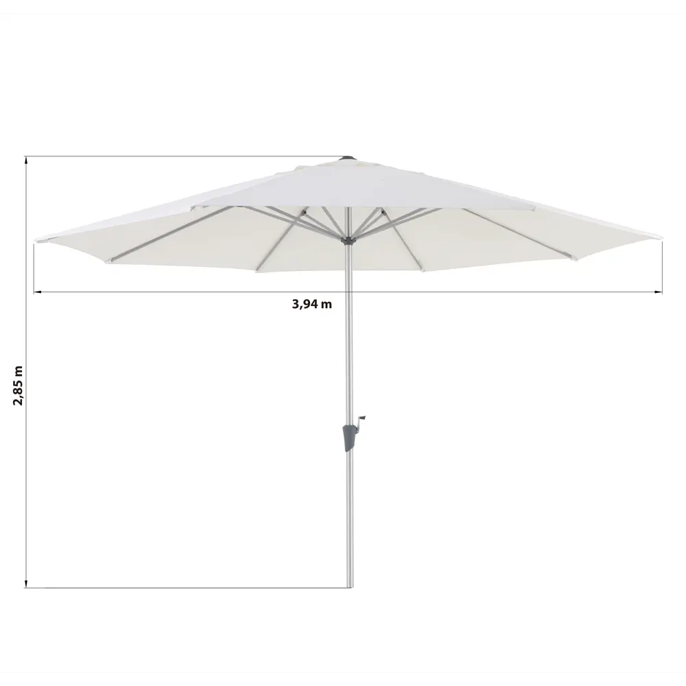 Зонт садовый Naterial Aurall ⌀400 см белый STLM-2131489 - Вид №11