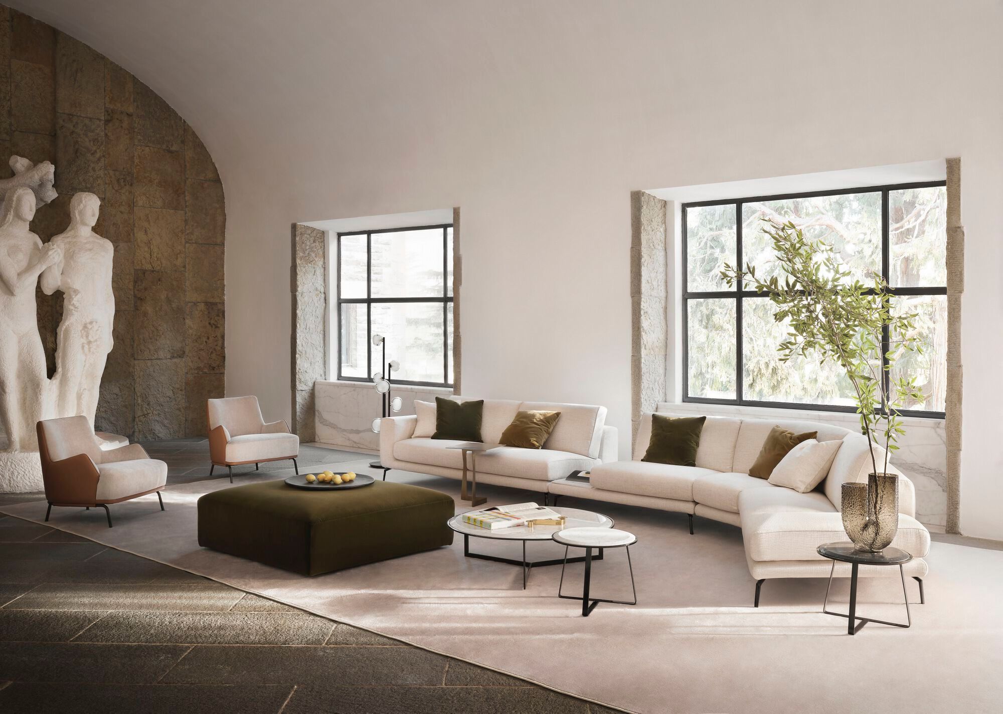 Кожаный диван NICOLINE BORA ARCH-00043342 - Вид №4