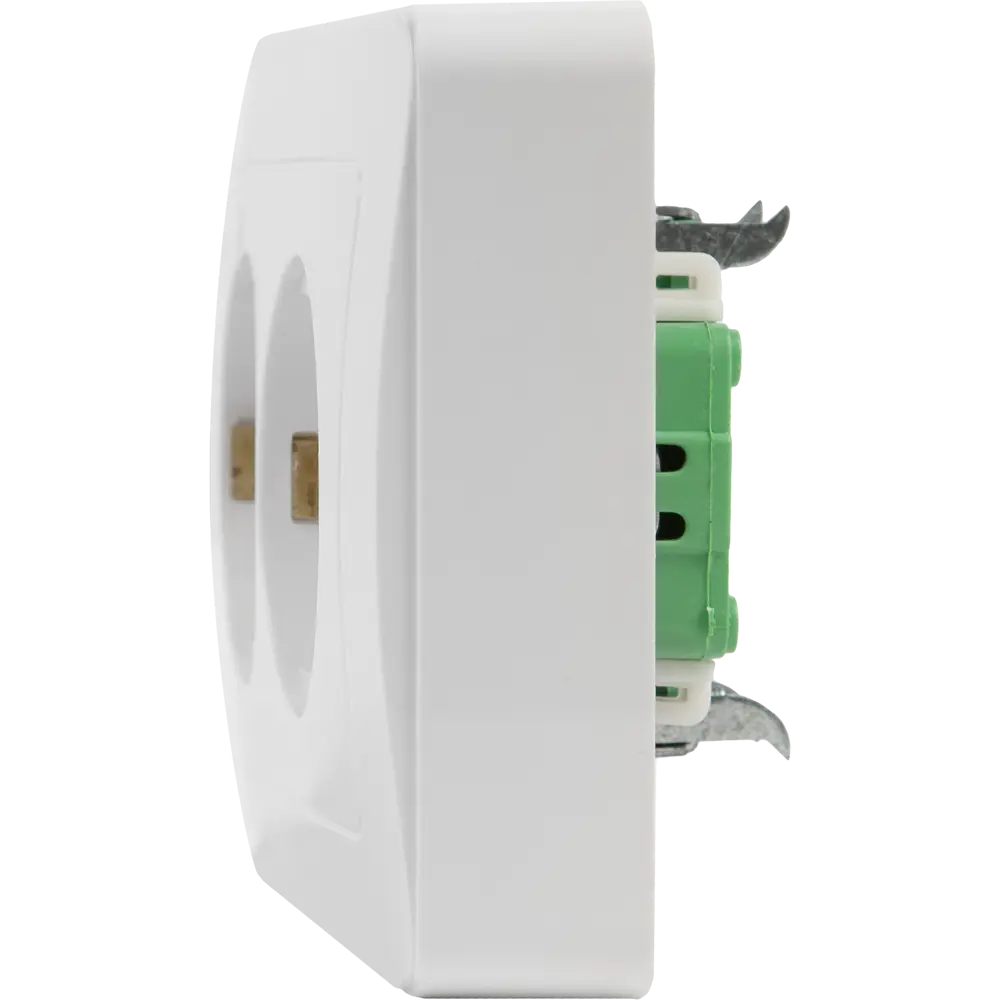 Розетка двойная Hegel с заземлением цвет белый STLM-2093352 - Вид №4