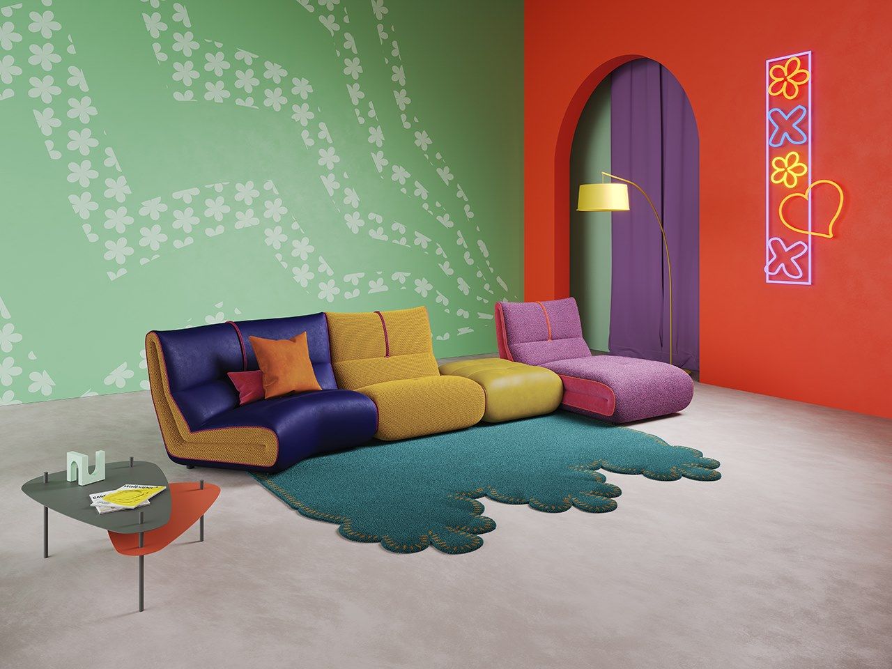 Модульный диван Egoitaliano PONGO ARCH-00092426 - Вид №1