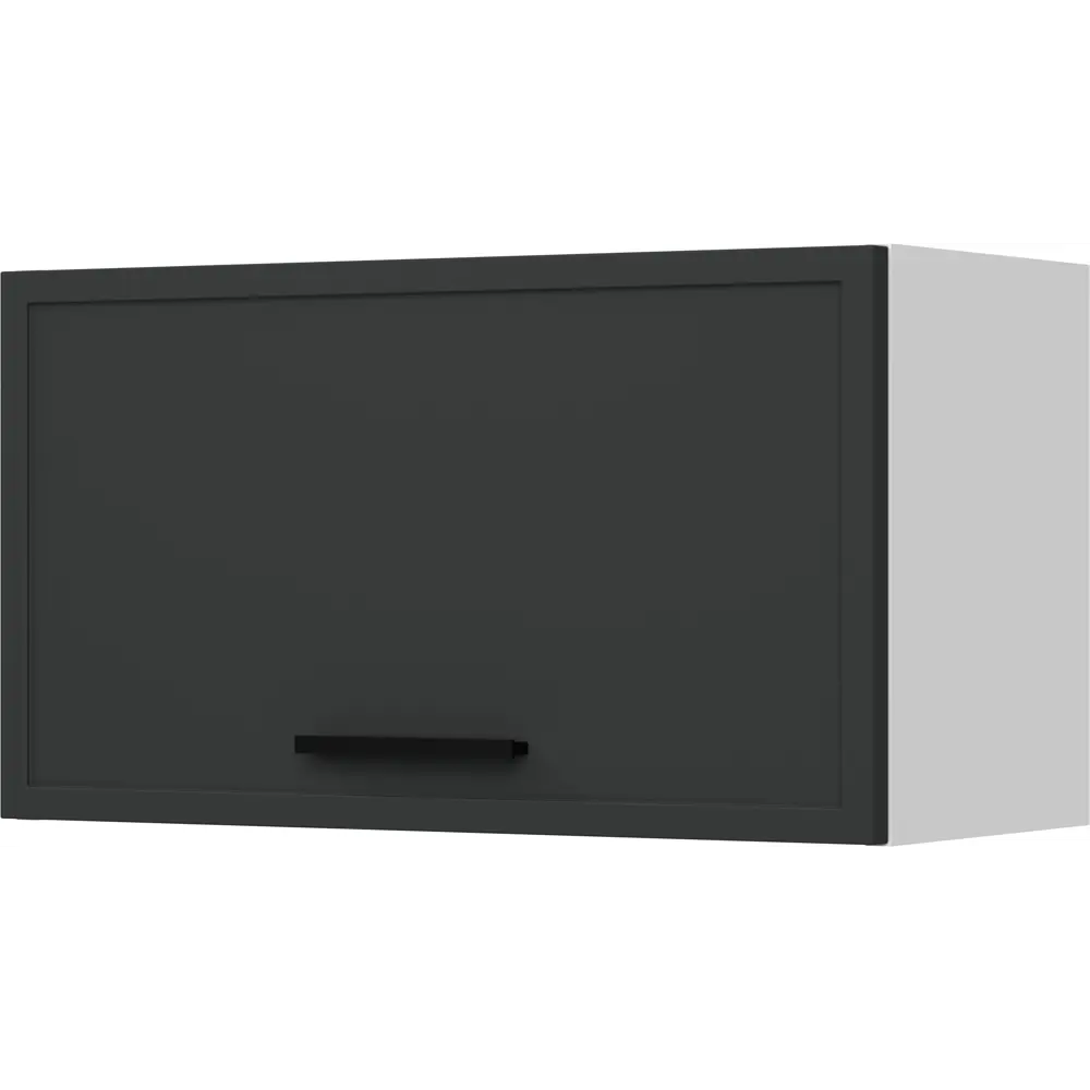 Навесной шкаф Hepo 60x33.8x29 см KONSENSA ЛДСП цвет серый Неро STLM-2169374 - Вид №1