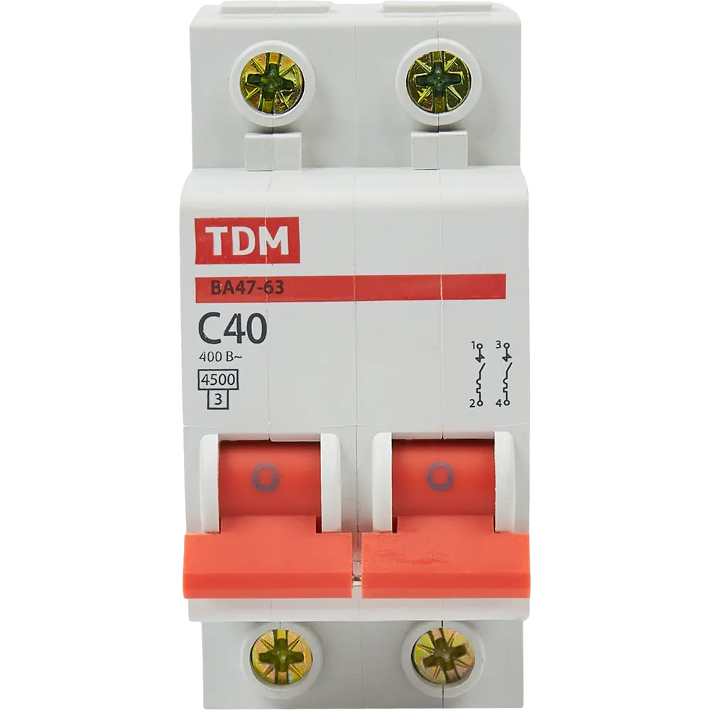 Автоматический выключатель TDM Electric 40А для защиты от перегрузок 84399488 STLM-0049261 - Вид №1