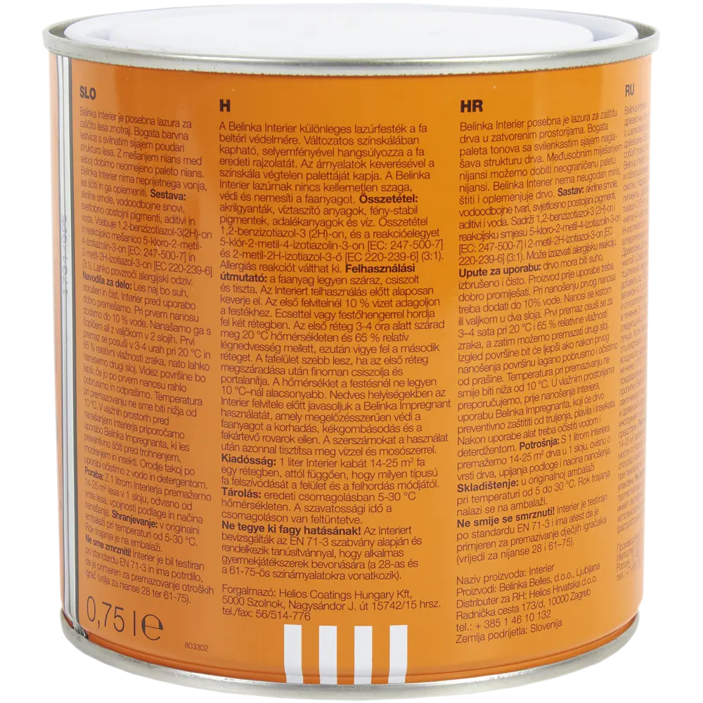 Пропитка Belinka Interier 0.75 л цвет горчично желтый STLM-2164124 - Вид №1