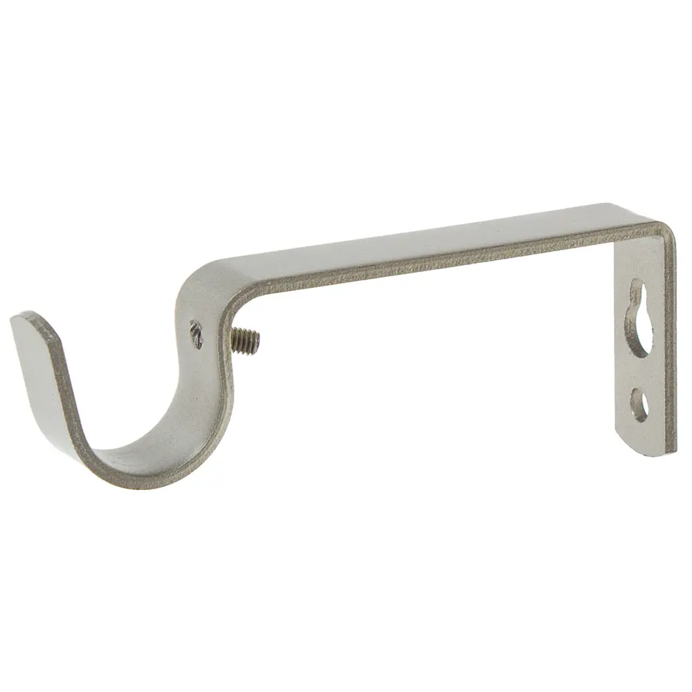 Держатель однорядный простой 9 см цвет матовая сталь INSPIRE STLM-2104619