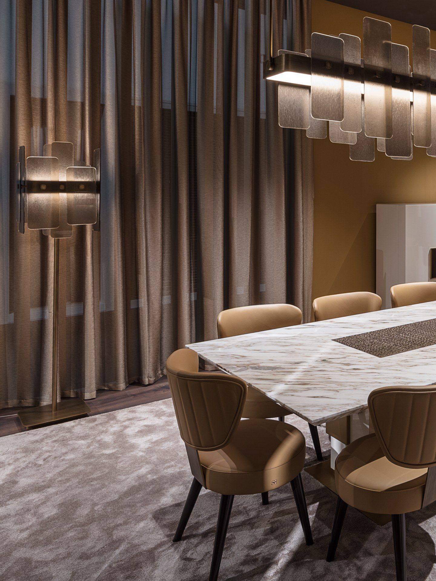 Стеклянный светодиодный торшер Sicis Oscar ARCH-00022485 - Вид №1