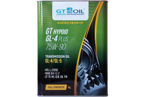 15984371 Масло Hypoid GL-4 Plus, SAE 75W-90, API GL-4/GL-5, 4 л 8809059407998 GT OIL