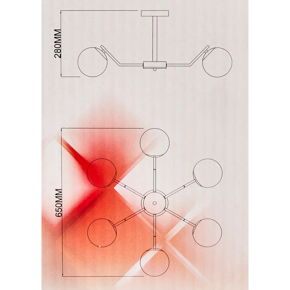 Люстра SCHAFFNER Golfo - элегантное освещение для просторных помещений 87460834 STLM-0073920 - Вид №7