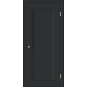 Комплект двери Нобиле глухая 70x200 см Hardflex цвет антрацит без доборов 89430292 STLM-2105382