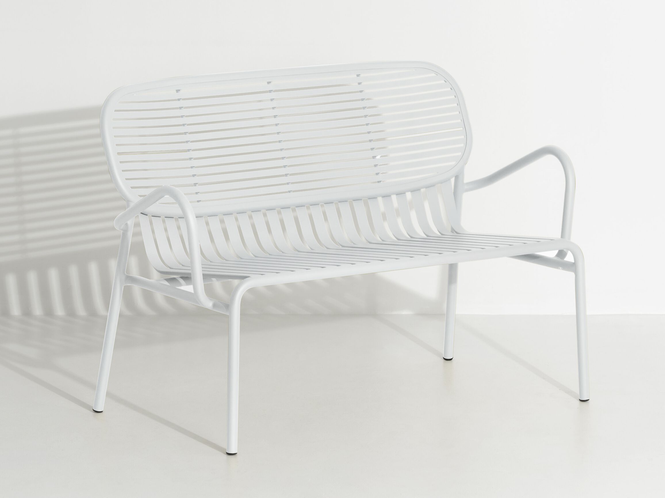 Алюминиевая садовая скамейка с порошковым покрытием с подлокотниками Petite Friture выходные ARCH-00120153 - Вид №20