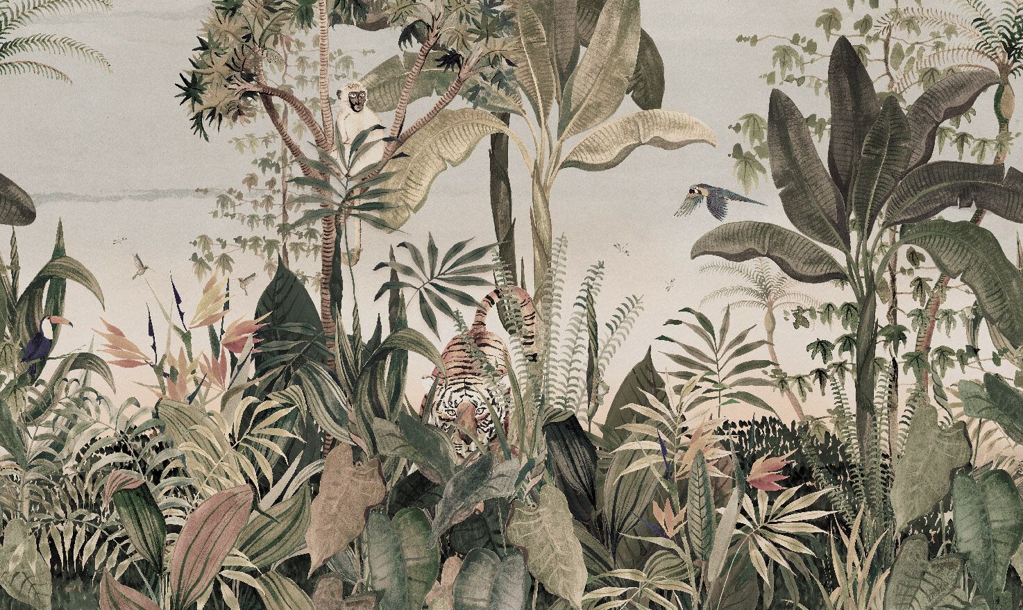 Обои с цветочными мотивами Jannelli&Volpi MALAYSIA ARCH-00117445 - Вид №2