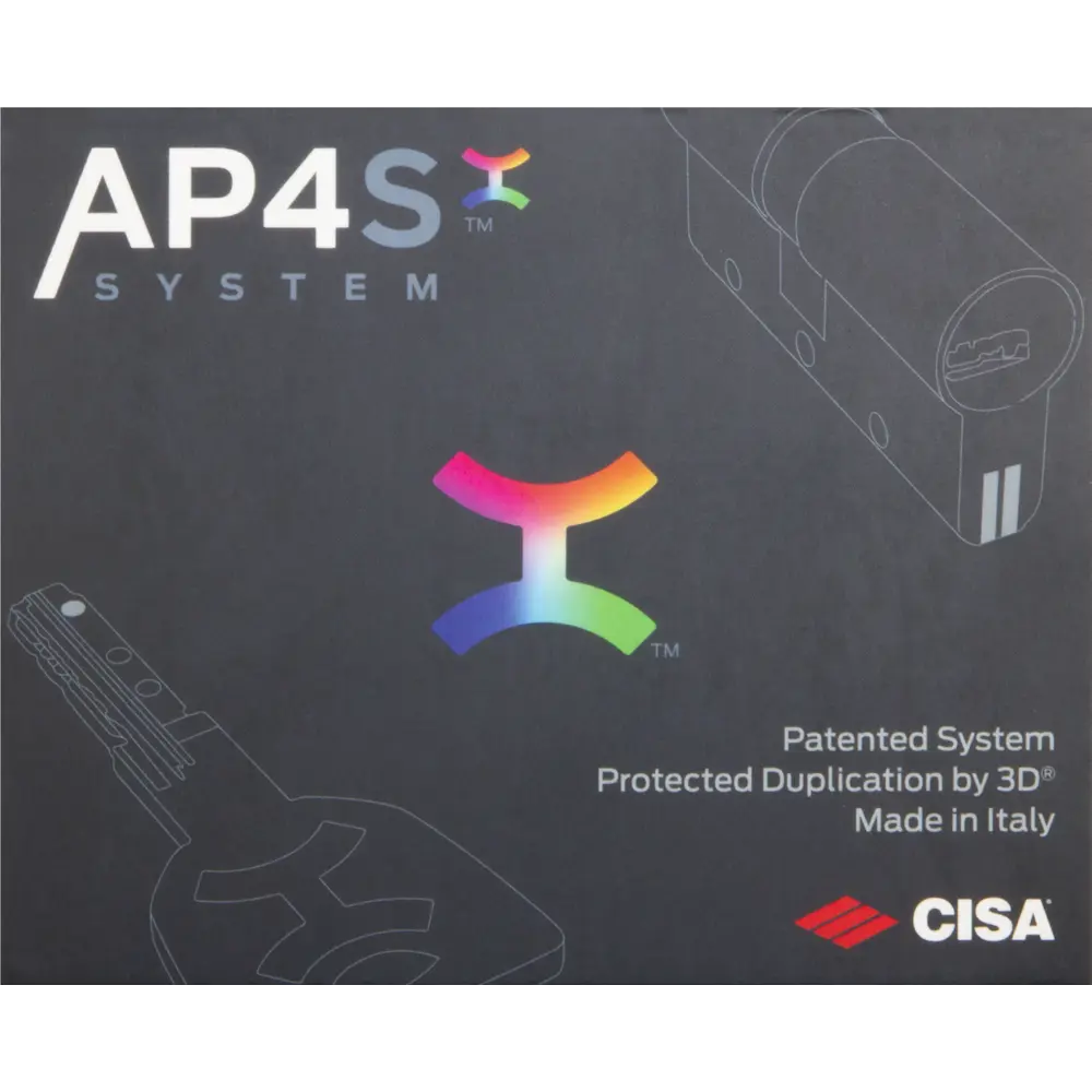 Цилиндр Cisa AP4S OP3S1-13.66, 30x10x30 мм, ключ/ключ, цвет латунь STLM-2177665 - Вид №3