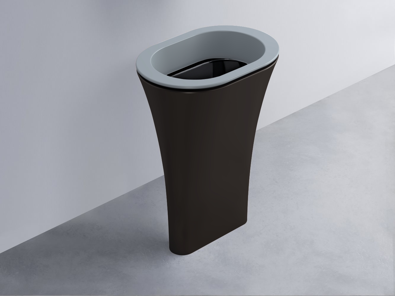 AMLA65-BR+AMPILO-N+AMCOLO-LV Раковина Amedeo Ovale отдельностоящая cielo Enjoy + Amedeo Ceramica Cielo
