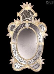 845 ORIGINALMURANOGLASS Венецианское зеркало Ziani - муранское стекло OMG  см