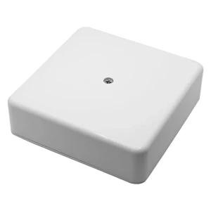 Распределительная коробка открытая Mirkl 100x100x29 мм 2 ввода цвет белый