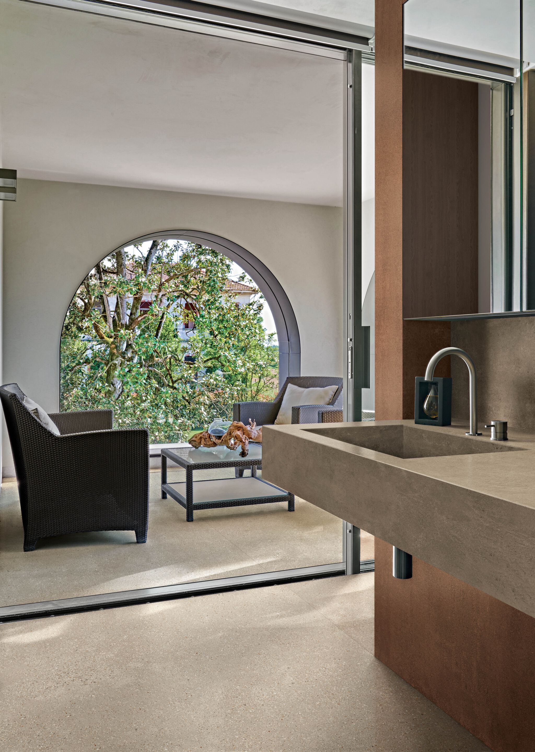 Пол / покрытие для внутреннего и наружного применения с эффектом бетона и металла Florim Ceramiche FORMATECH ARCH-00079800 - Вид №15