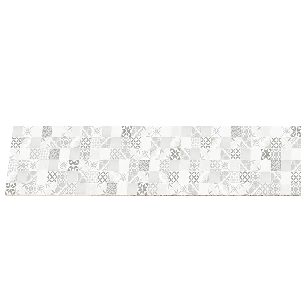 Стеновая панель Новелла 240x0.6x60 см ДСП цвет белый 82550573 STLM-2040597 Santreyd  - Вид №3