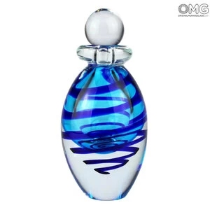 3142 ORIGINALMURANOGLASS Флакон Адриатика- соммерсо- Original Murano Glass OMG 9 см