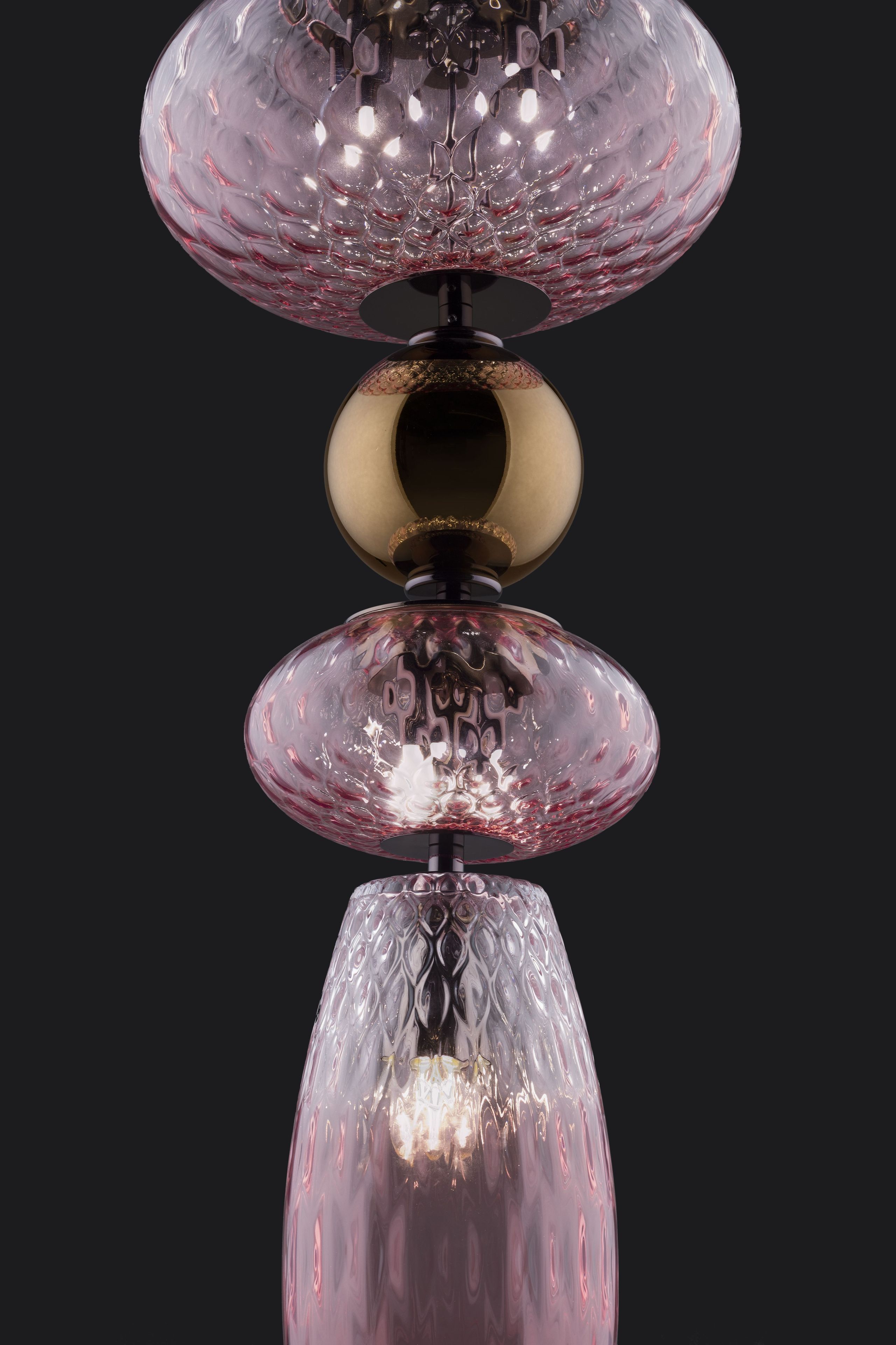 Светодиодный подвесной светильник из боросиликатного стекла Euroluce Lampadari Harmony ARCH-00021335 - Вид №1