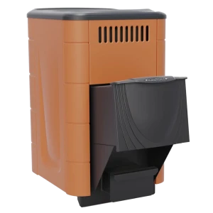 Печь банная дровяная ТМФ Компакт 2017 Carbon ДА, цвет терракота