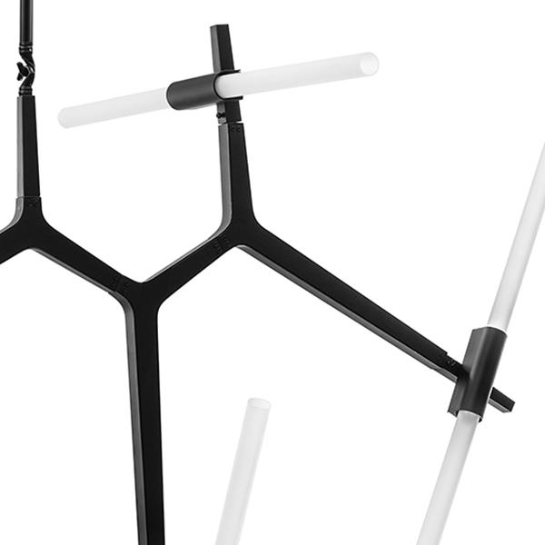 Подвесная люстра Lightstar Struttura 742147 LIGHTSTAR ДИЗАЙНЕРСКИЕ, STRUTTURA 220454 Черный  - Вид №2