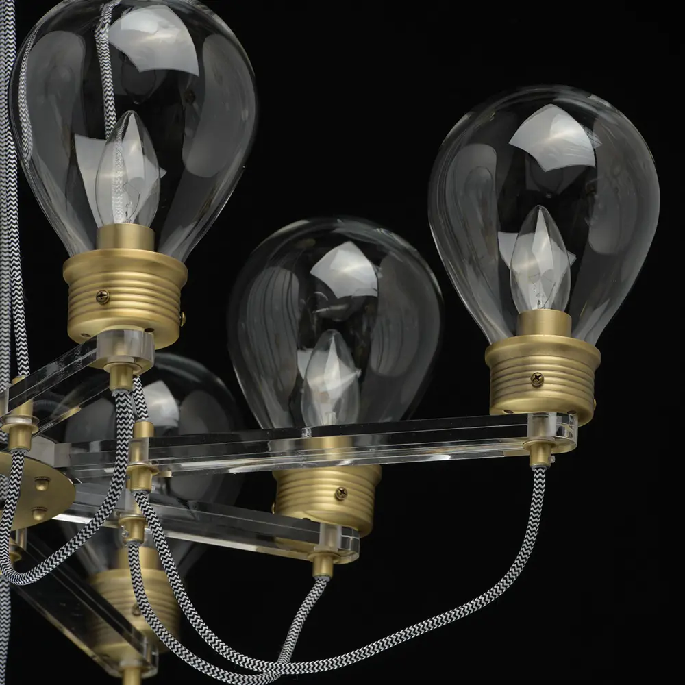 Люстра «Атмосфера» 8хE14х5 Вт MW-Light STLM-2128643 - Вид №6