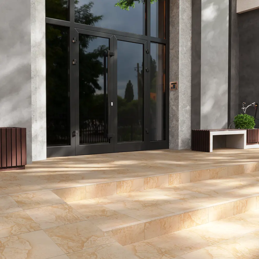 Santreyd Ступень EcoRelief ER01 30×30 см - керамогранит под состаренный камень 12799526 STLM-0002408