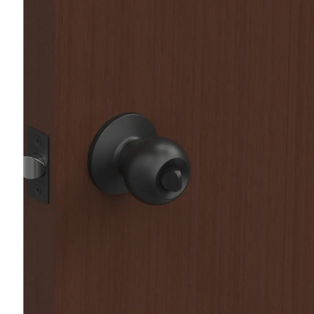 Ручка-защелка Fuaro 672/BL BL-B с фиксатором, цвет черный STLM-2095533 - Вид №6