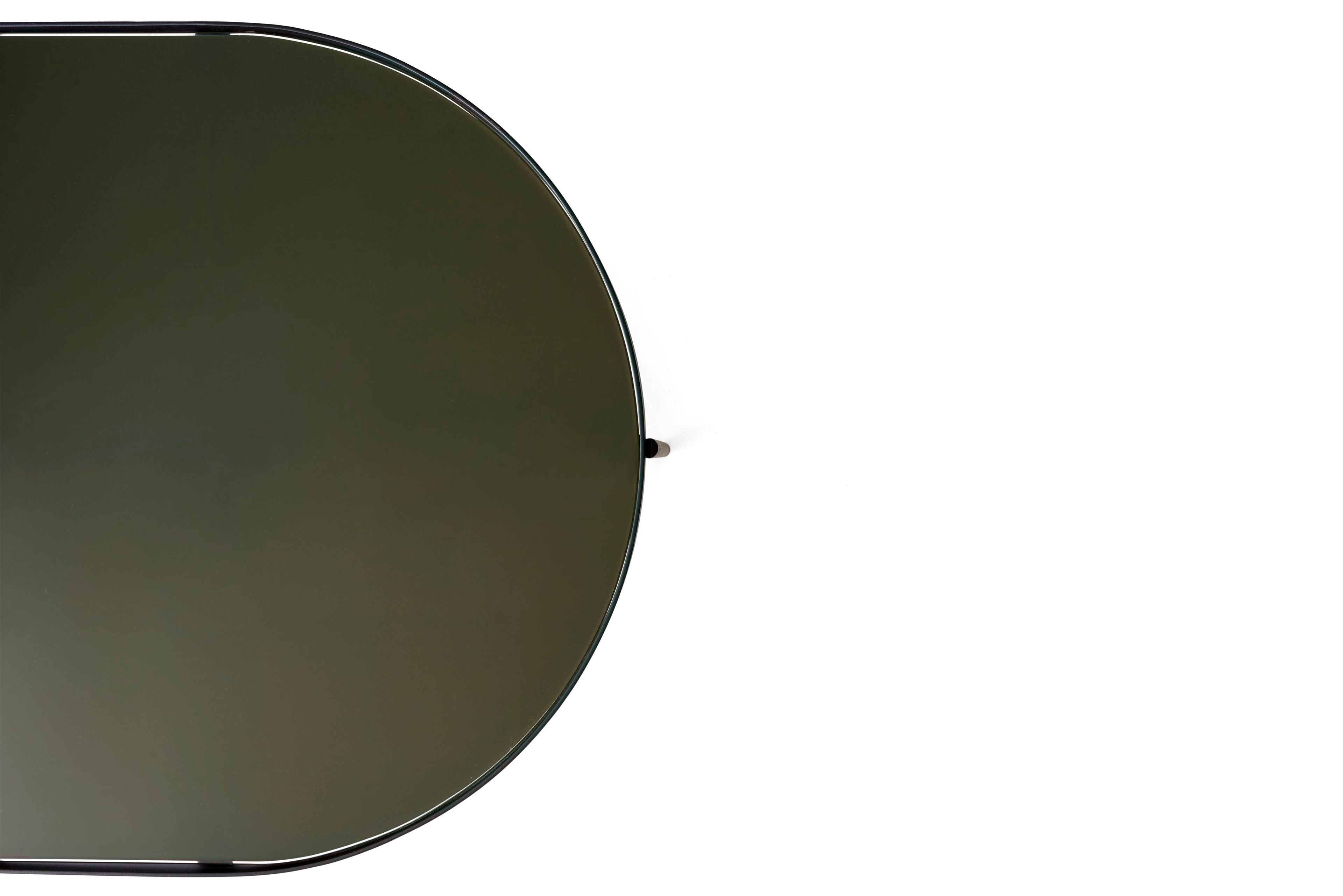 Стальной и стеклянный овальный журнальный столик Audo Copenhagen NONO ARCH-00005259 - Вид №1