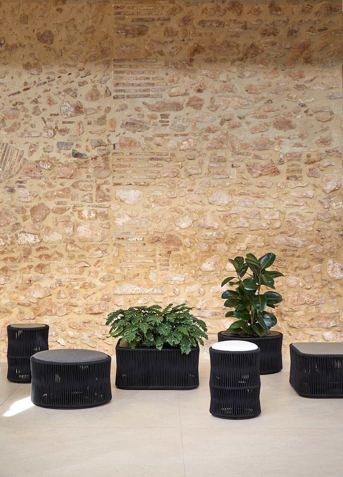 Круглый веревочный садовый столик POINT Weave ARCH-00038437 - Вид №10