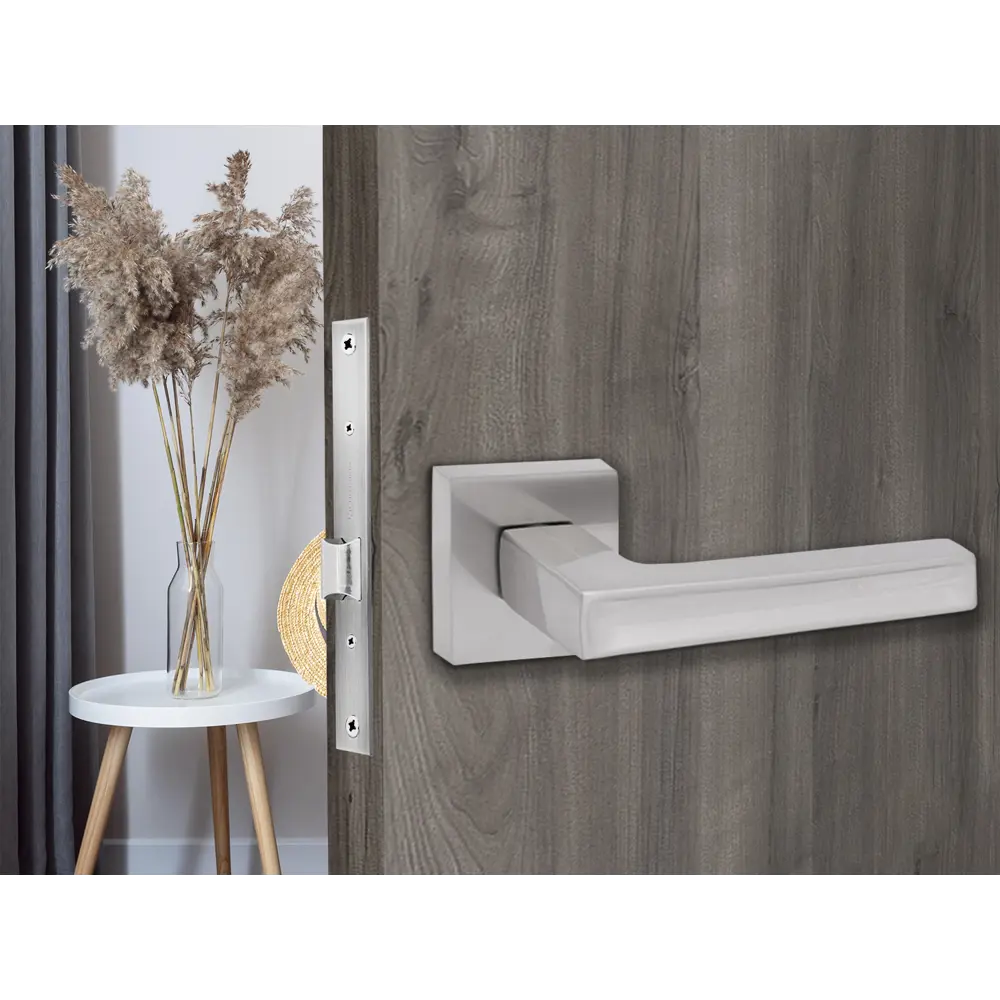 Дверные ручки Palladium Joos без запирания цвет никель STLM-2068693 - Вид №3