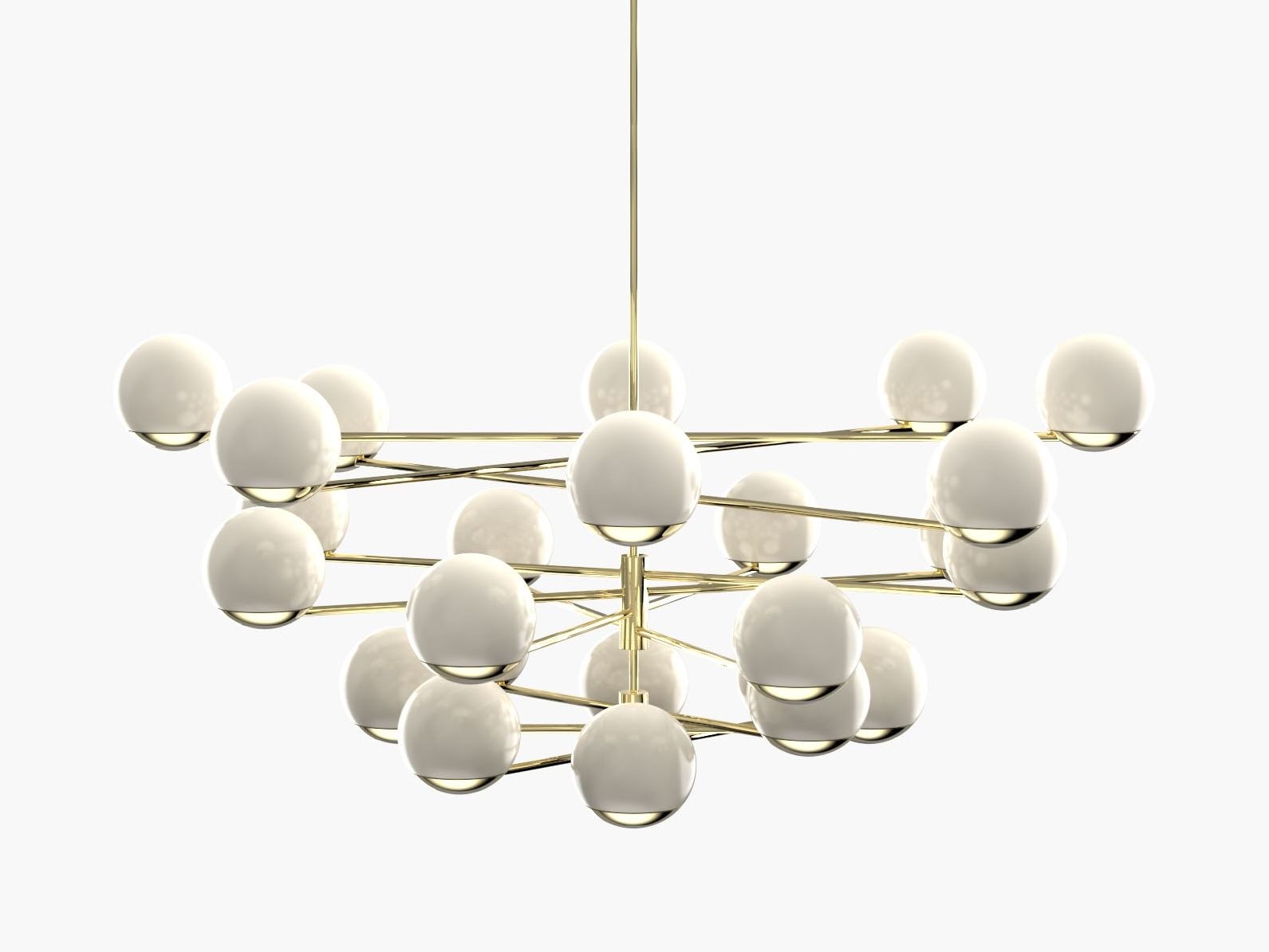 Выдувное стекло светодиодный подвесной светильник Cameron Design House Мяч и обруч ARCH-00043199