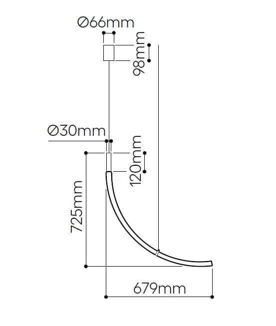 Кристалл светодиодный подвесной светильник bomma FLARE ARCH-00097224 - Вид №11