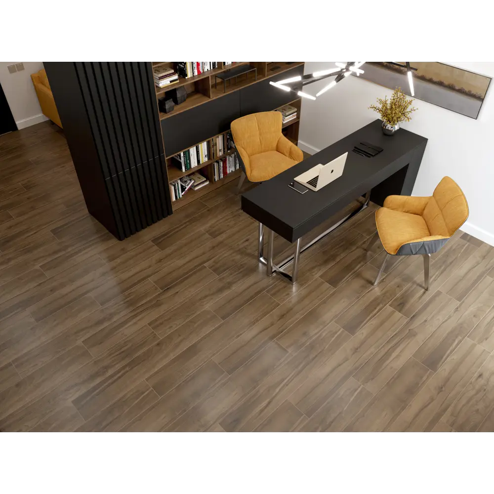 Керамогранит Golden Tile Dream Wood 1198x198 мм 0.95 м² цвет коричневый STLM-2137572 - Вид №1