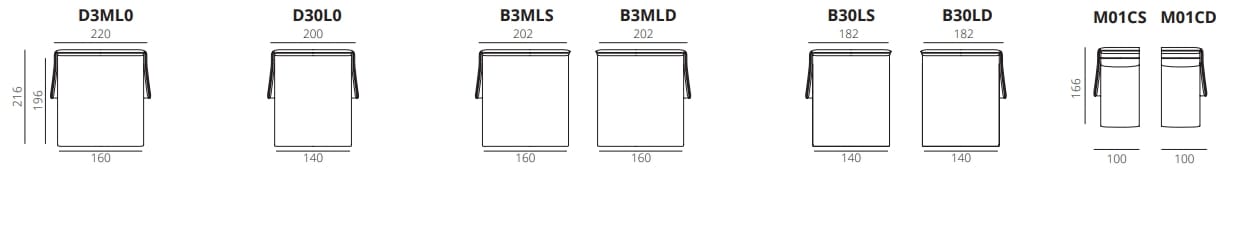 Тканевый раскладной диван-кровать с полуостровом AERRE ITALIA SMOOTHIE ARCH-00120316 - Вид №6