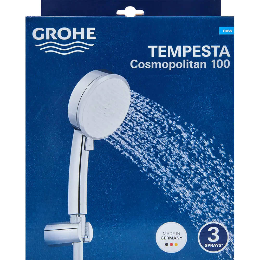 Набор для душа Grohe Tempesta 3 режима шланг 150 см цвет хром Tempesta Cosmopolitan STLM-2085690 - Вид №6