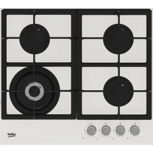 91903165 Газовая варочная панель Beko HILW 64225 SW 58 см 4 конфорки цвет белый STLM-1440144