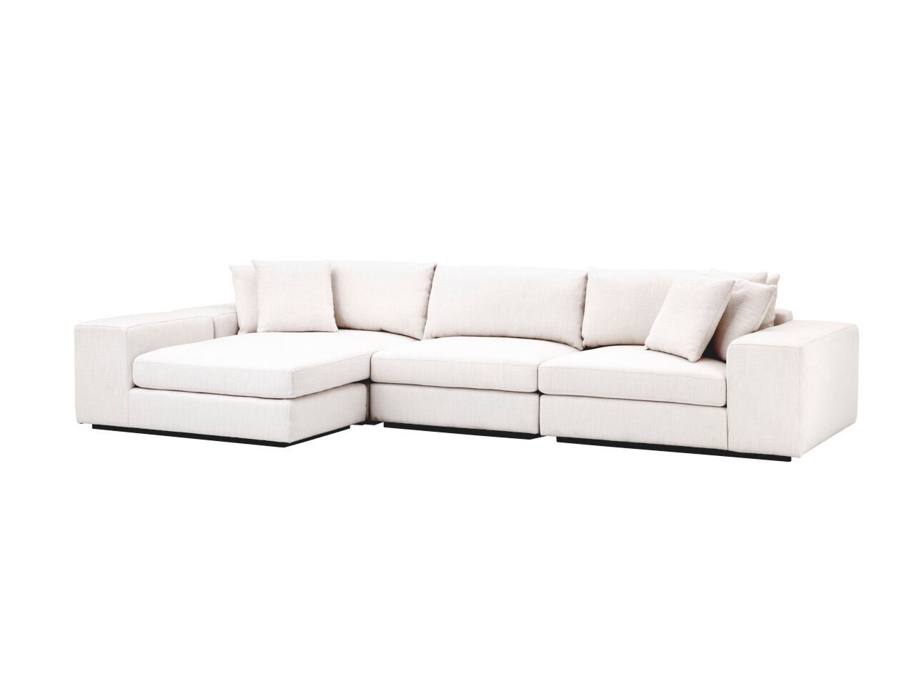 Модульный тканевый диван с полуостровом на 3 места Eichholtz VISTA GRANDE ARCH-00055004