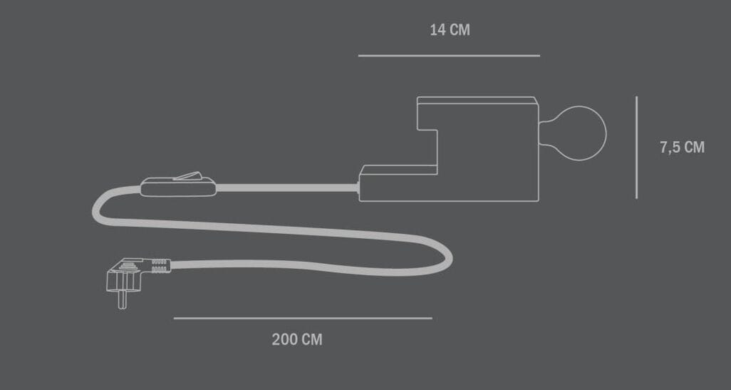 Мраморная настольная лампа 101 Copenhagen Brick ARCH-00048143 - Вид №4