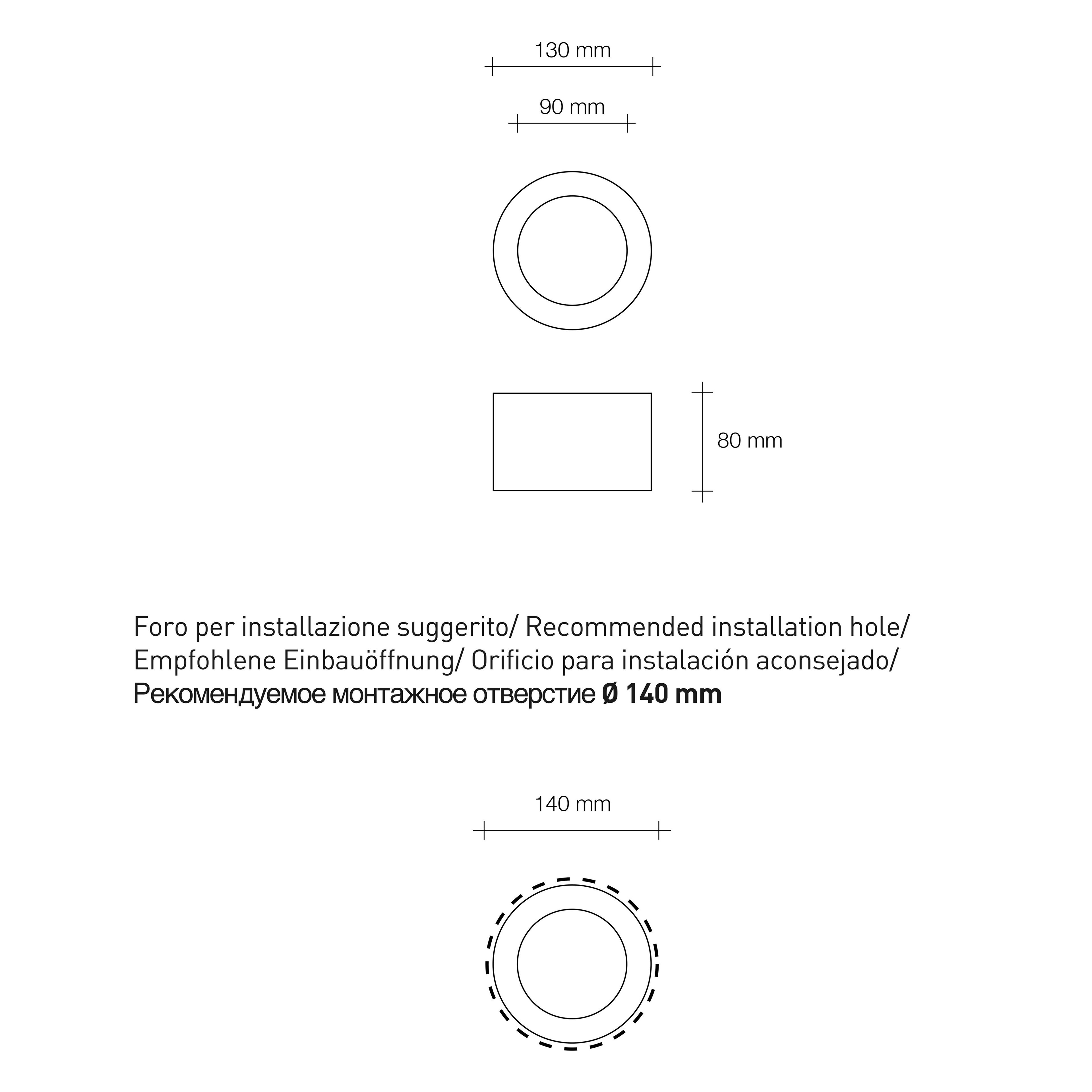 Утопленный гипсовый прожектор Tecnico DORIDE ARCH-00103212 - Вид №5