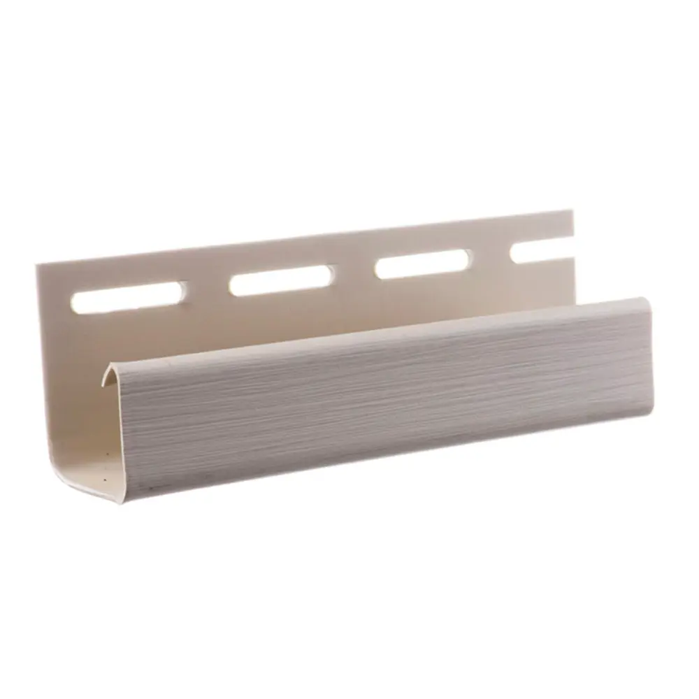 J-профиль для сайдинга Fineber 3000 мм цвет светло-бежевый STLM-2089622