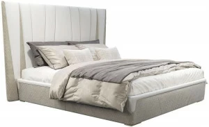 Capital Collection Двуспальная кровать из ткани с мягким изголовьем Majestic
